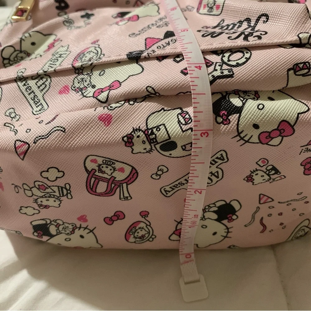 Pink Hello Kitty Mini Backpack with Gold Details NWOT